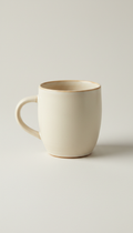 Porcelain Ceramic Mug with Soft Matte Finish